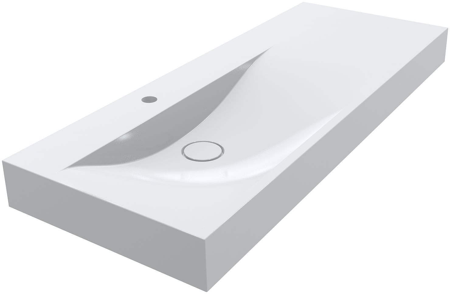 Miraggio Viola umywalka 120x46 cm prostokątna wpuszczana biała 0002660BEZOTWORU - Wysyłka w 24h