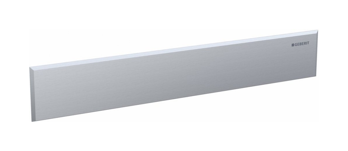 Geberit zestaw wykończeniowy do natrysków z odpływem ściennym stal nierdzewna szczotkowana 154.336.FW.1