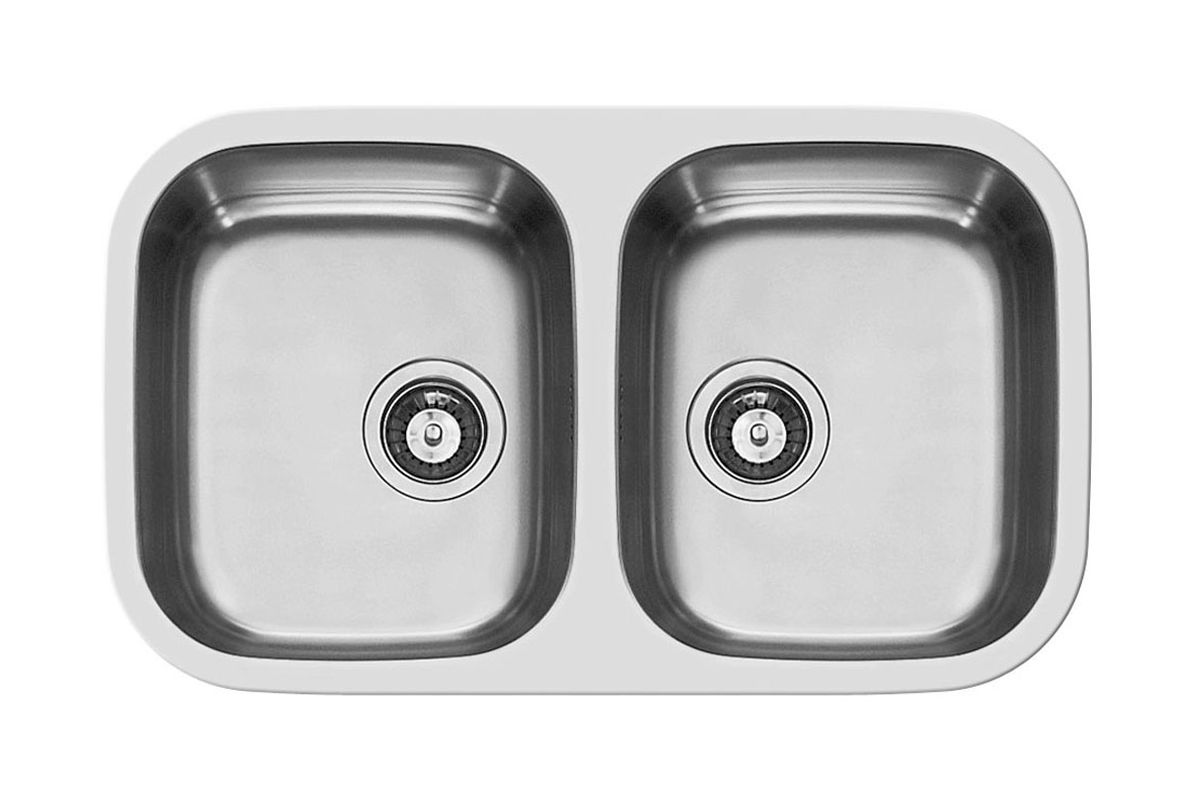 Pyramis Dione zlewozmywak stalowy 76,6x45,6 cm stal 109400630 - Wysyłka w 24h