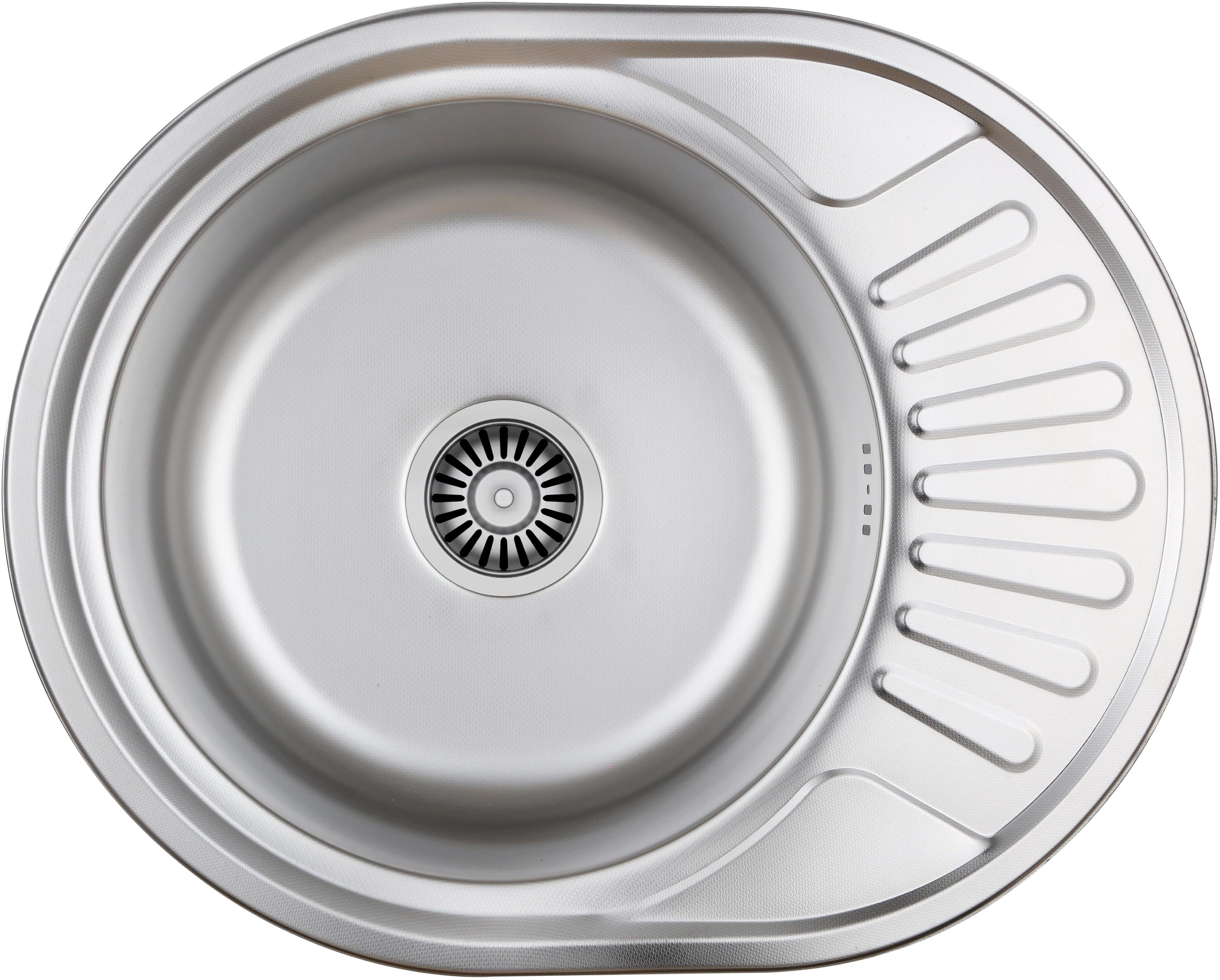 Quadron Jim 216 SteelQ zlewozmywak stalowy 57x45 cm wpuszczany len HD216LEN5745