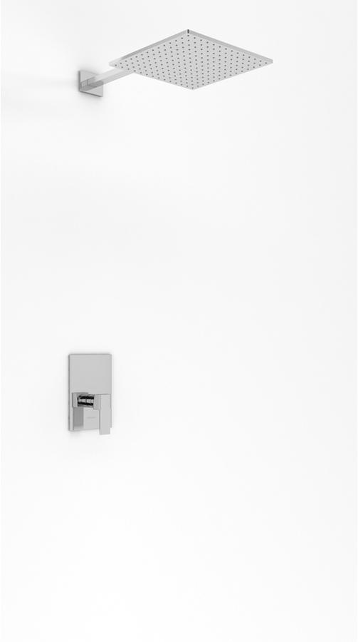 Kohlman Excelent zestaw prysznicowy podtynkowy z deszczownicą 30 cm chrom QW220HQ30