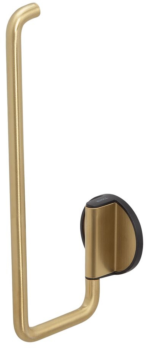 Tiger Tune uchwyt na papier toaletowy czarny mat/mosiądz 13254.3.56.46