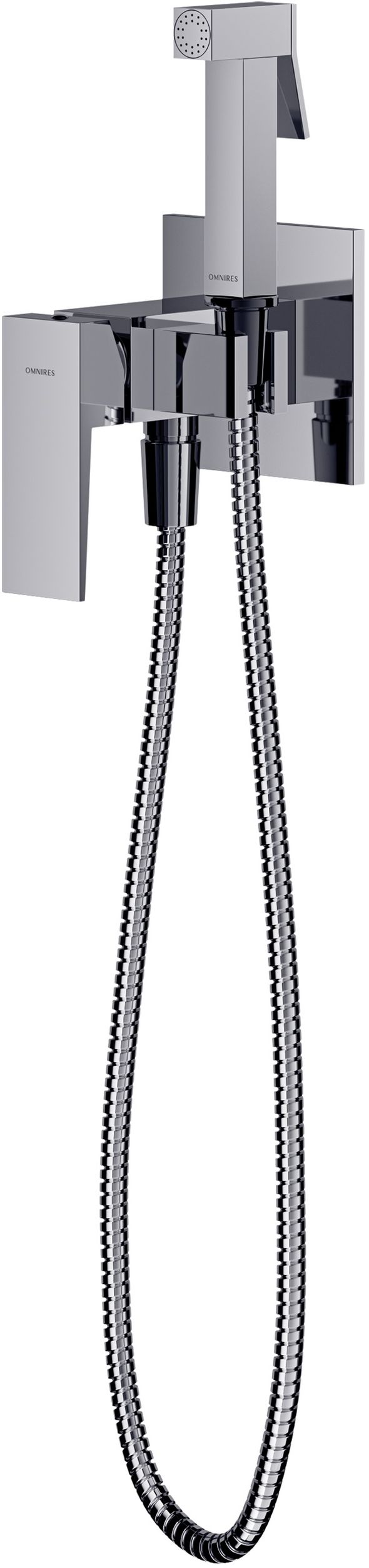 Omnires Sys bateria bidetowa podtynkowa z zestawem bidetta chrom SYSFRBI2CR