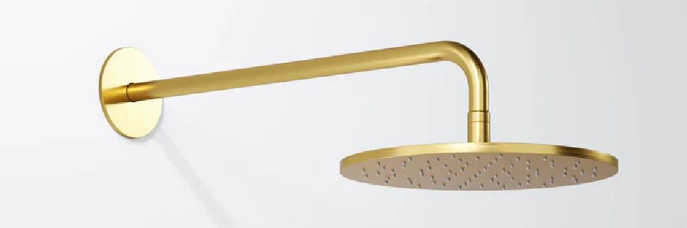 Steinberg 100 deszczownica 25 cm okrągła złoty szczotkowany 1001686BG