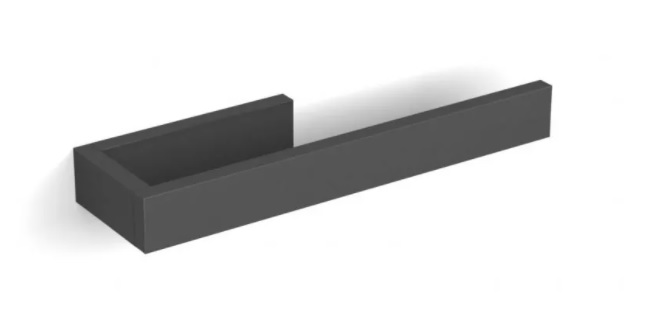 Stella Kobe drążek na ręcznik 25 cm czarny mat 10.140-B