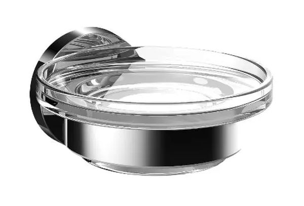 Emco Round mydelniczka chrom/szkło przezroczyste 433000100