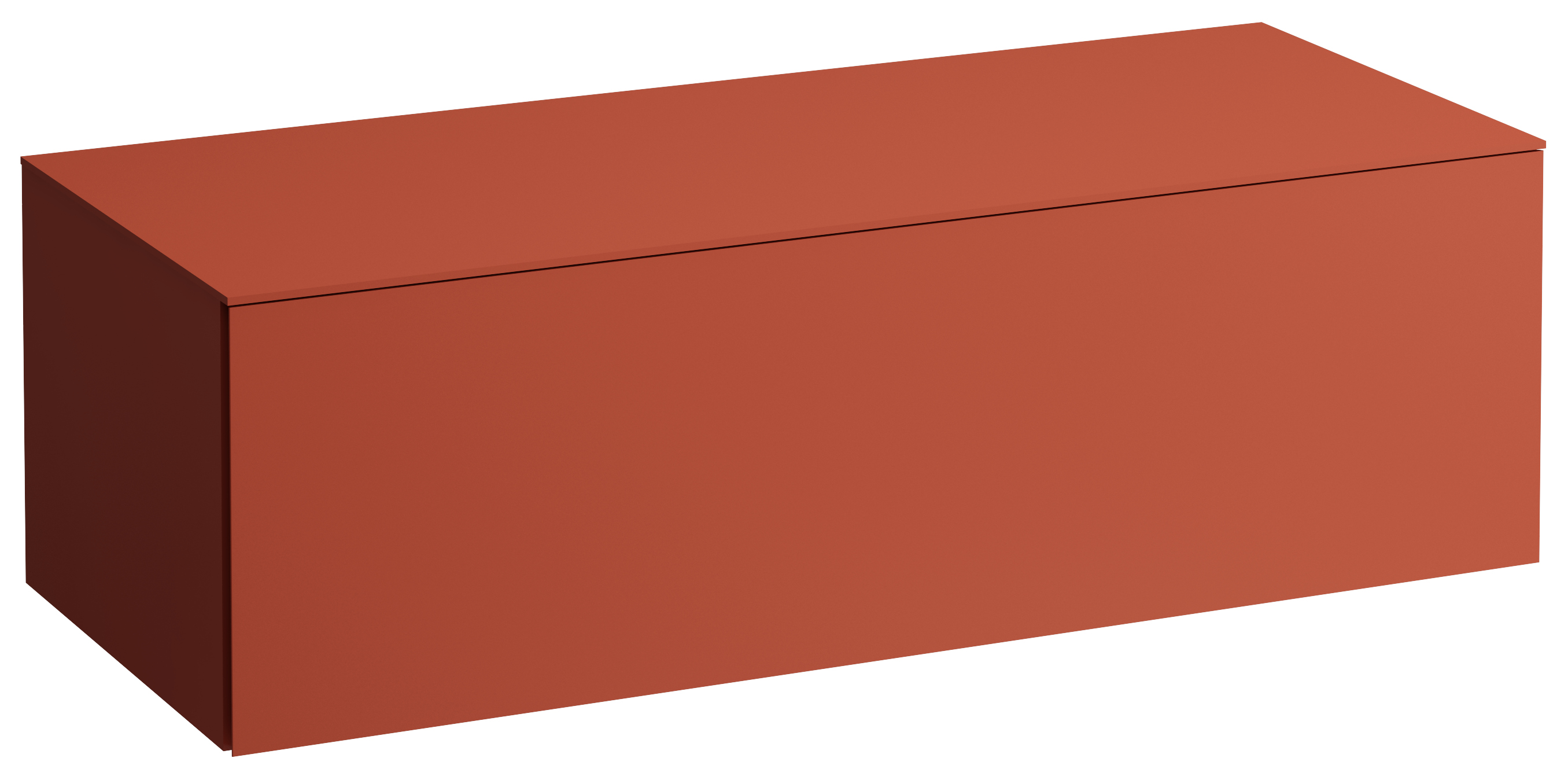 Laufen Il Bagno Alessi szafka 120 cm podumywalkowa wisząca z blatem terakota H4303000972691