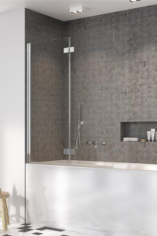 Radaway Nes 8 PND I parawan nawannowy 100 cm lewy chrom/szkło przezroczyste 10060100-01-01L