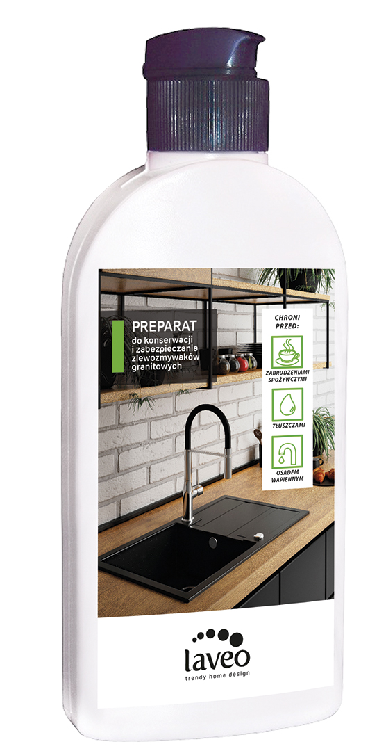 Laveo środek konserwujący do zlewozmywaków granitowych 250 ml (0,25 l) OKT030T - Wysyłka w 24h