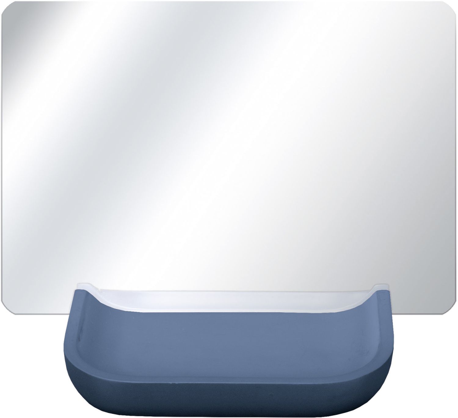 Kleine Wolke Tray Mirror lusterko kosmetyczne 12x17,3 prostokątne niebieskie 8476783886