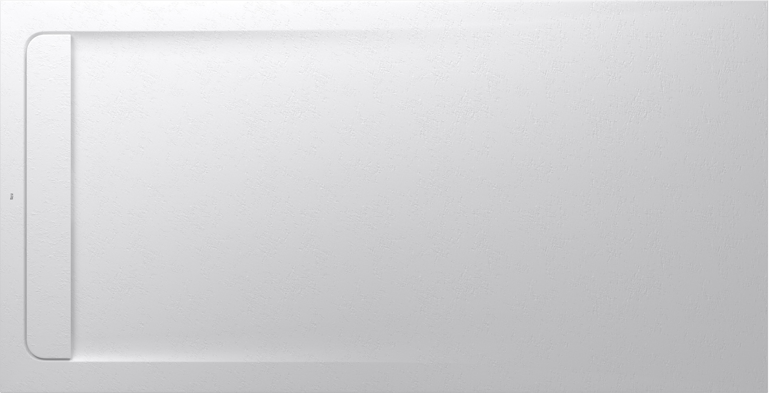 Roca Aquos brodzik 200x100 cm prostokątny kompozyt Stonex biały AP6017D03E801100