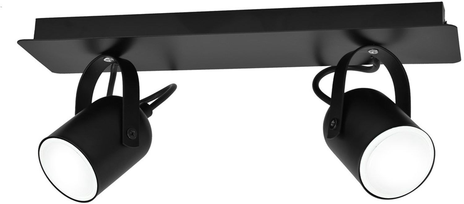 Milagro Pico lampa podsufitowa 2x40W czarna MLP995 - Wysyłka w 24h