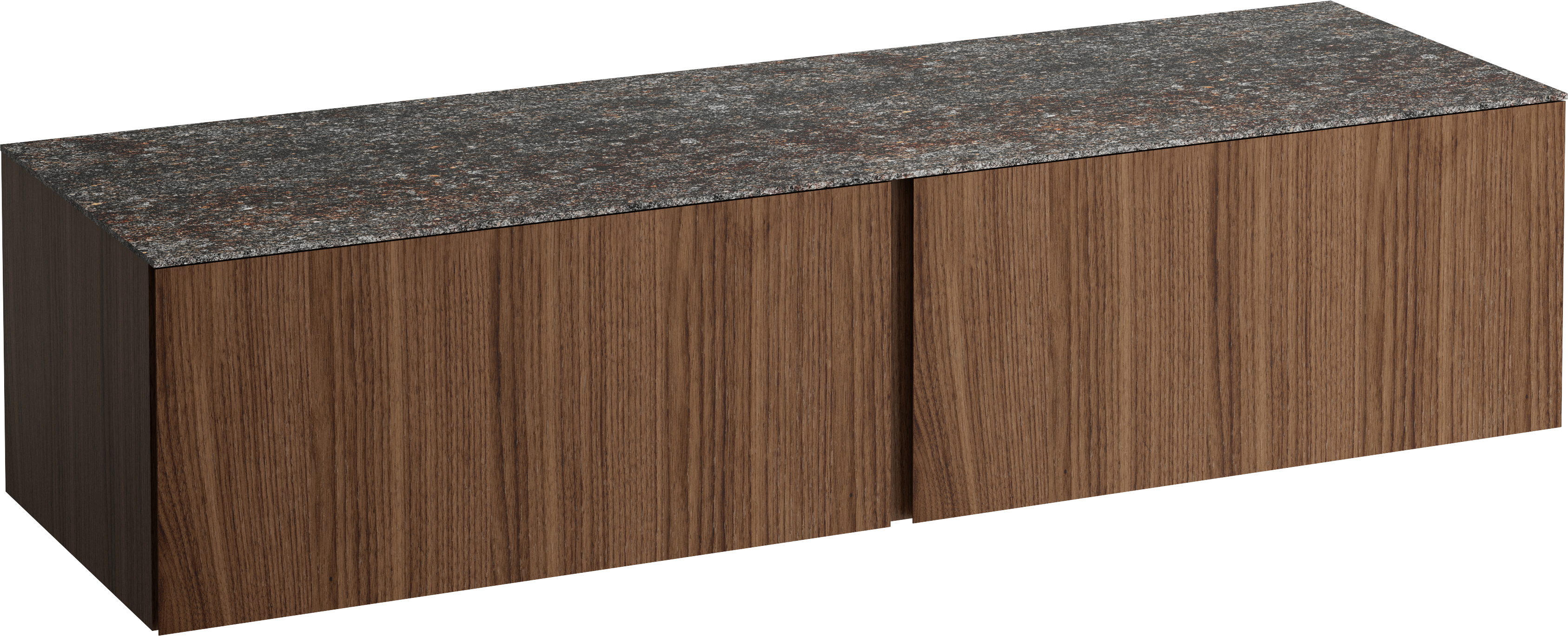 Laufen Il Bagno Alessi szafka 160 cm podumywalkowa wisząca z blatem noce canaletto H4323300976301