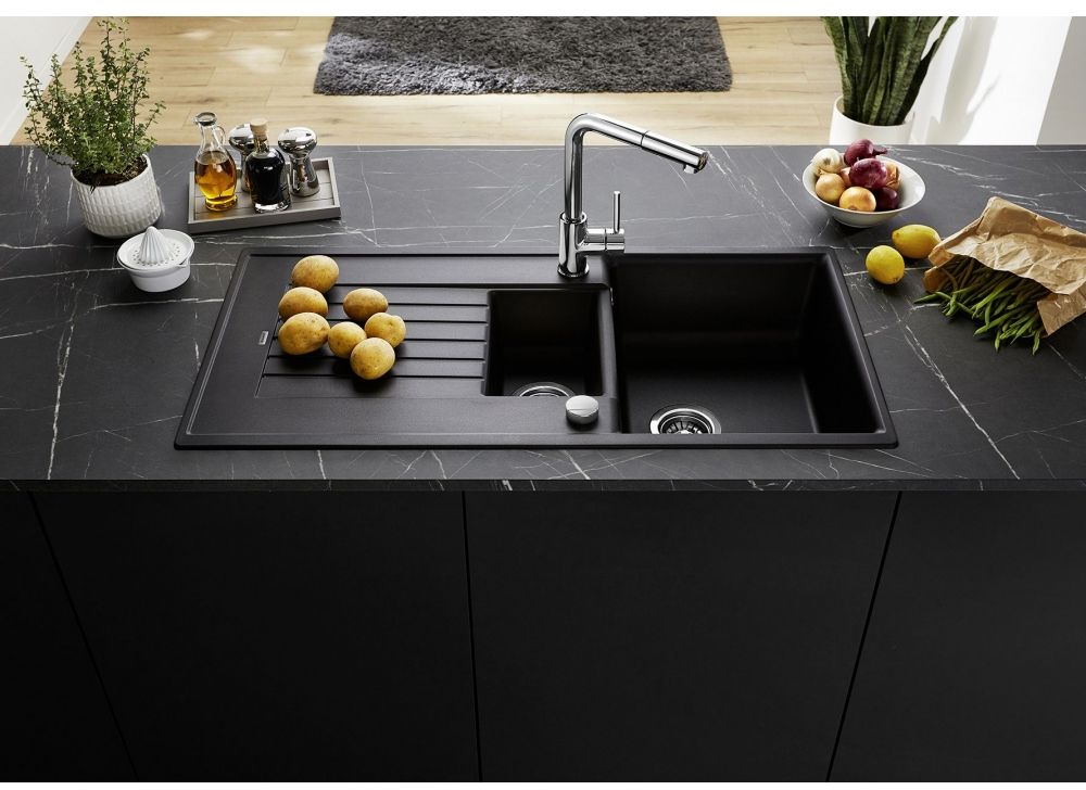 Blanco Zia 6 S zlewozmywak 100x50 cm Silgranit czarny 526020