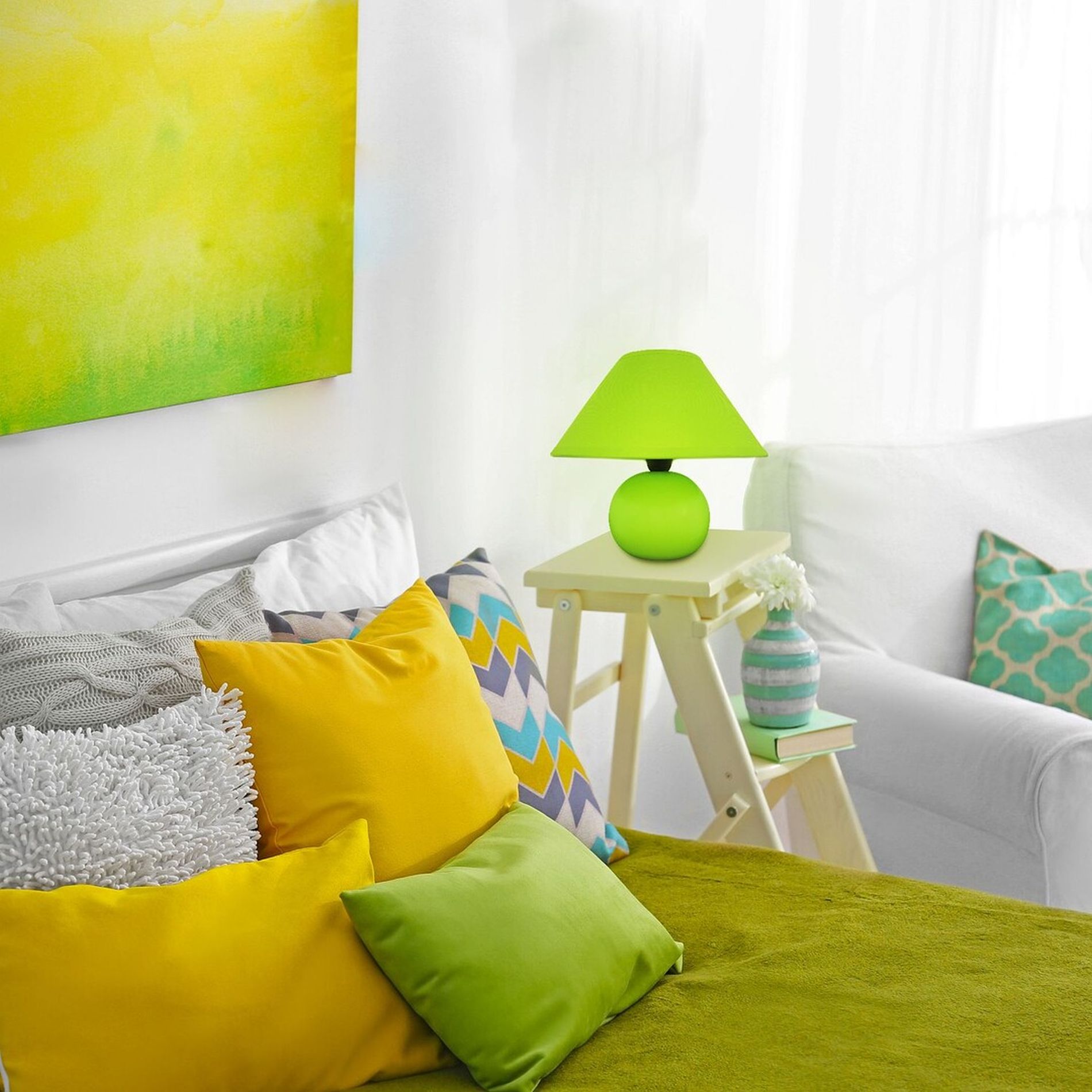 Rabalux Ariel lampa stołowa 1x40W zielona 4907