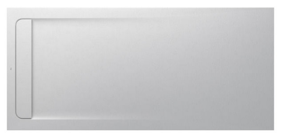 Roca Aquos brodzik 200x90 cm prostokątny kompozyt Stonex biały AP6017D038401100