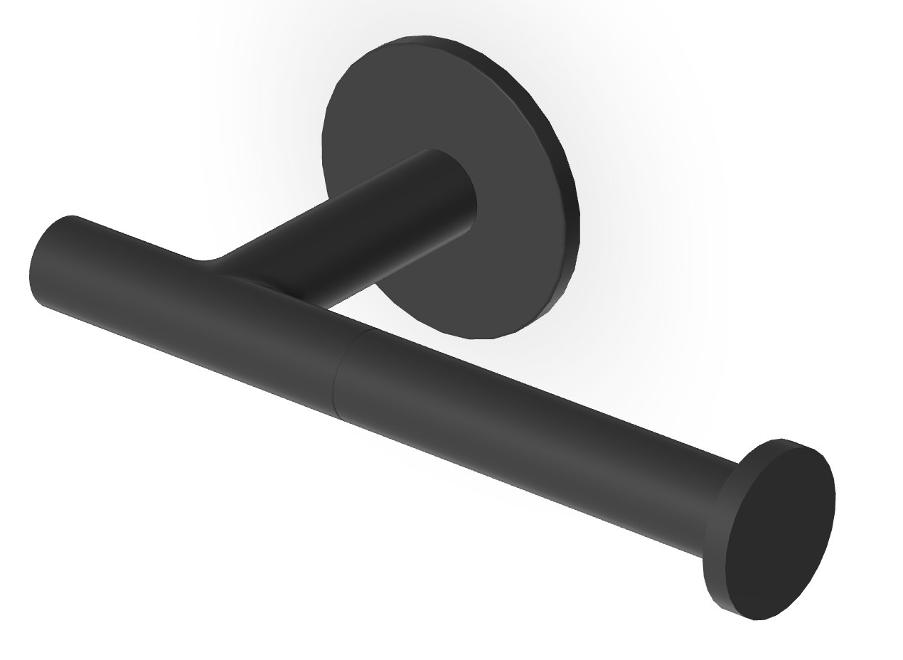 Zucchetti Pan uchwyt na papier toaletowy czarny ZAC630.N6