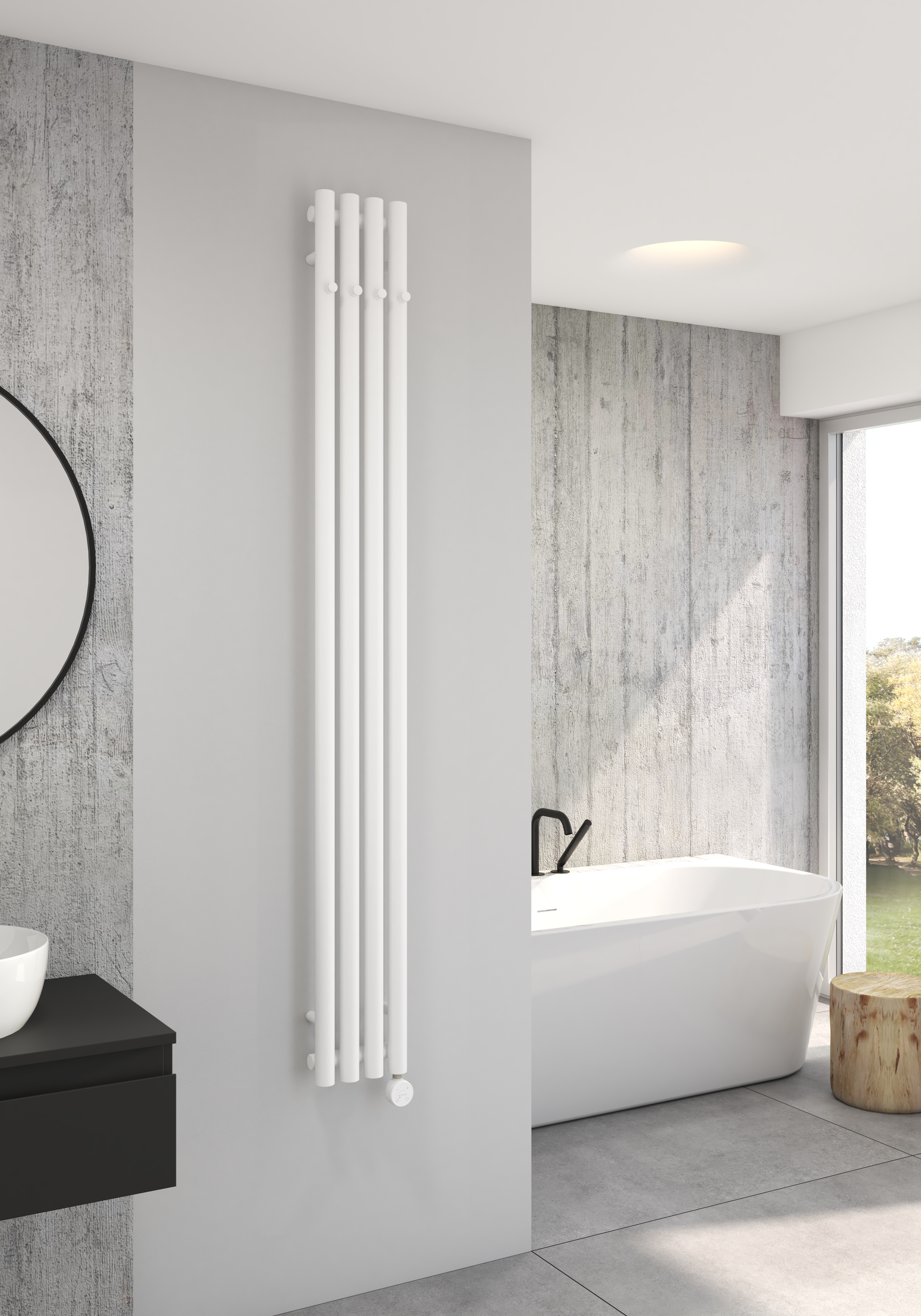 Oltens Stang (e) grzejnik elektryczny 180x20,5 cm biały 55112000 - Wysyłka w 24h