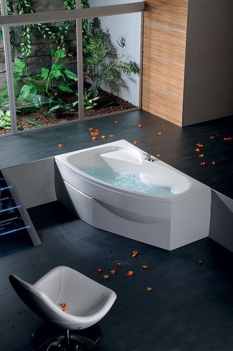 Polysan Mamba wanna narożna 170x100 cm lewa biała 76111