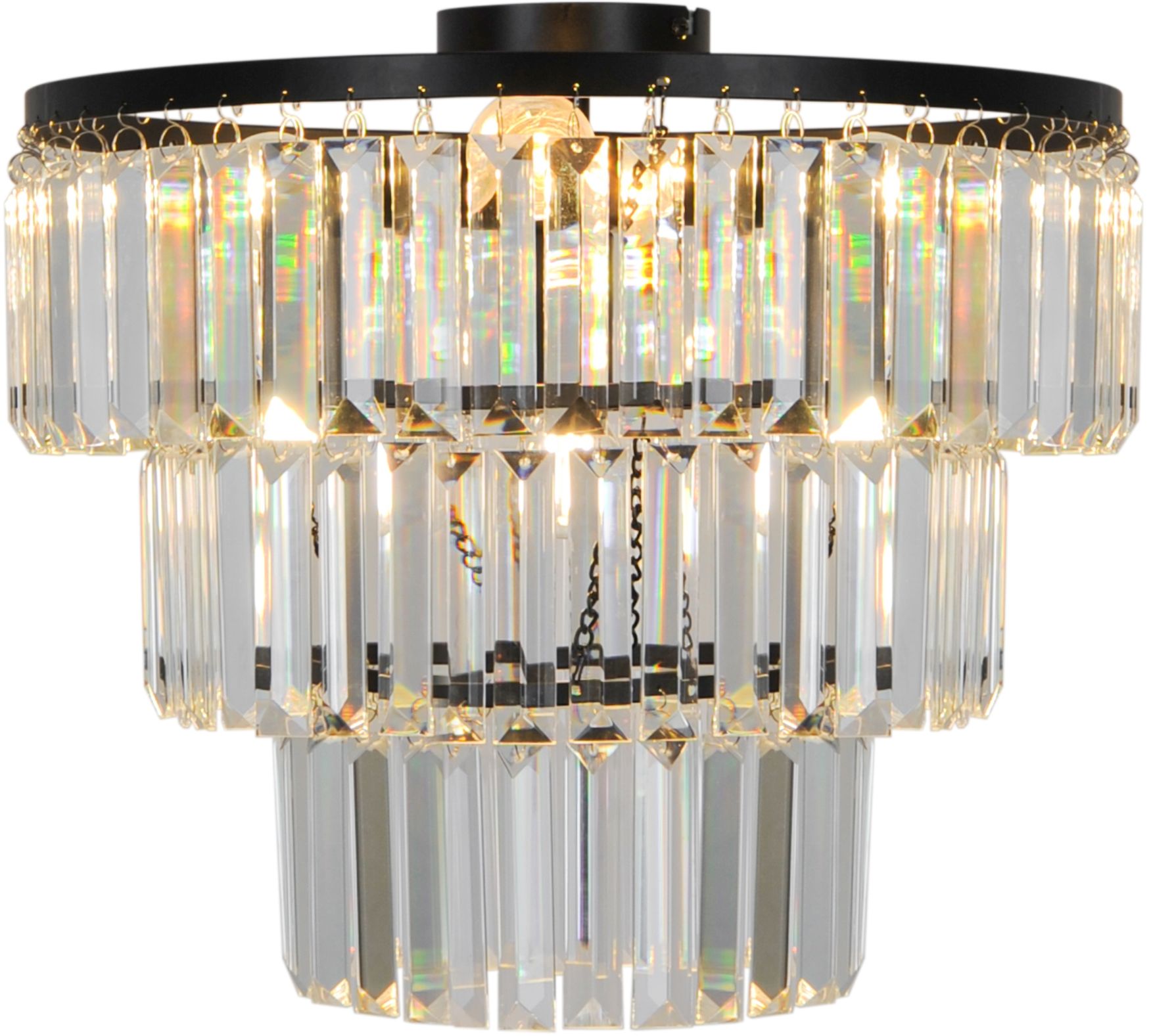 Zuma Line Tifanny lampa podsufitowa 4x40 W czarna P17127-4-BK