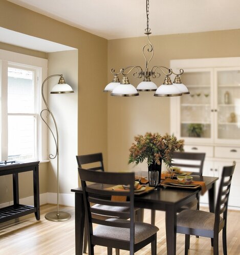 Rabalux Elisett lampa wisząca 5x60 W brązowa 2755