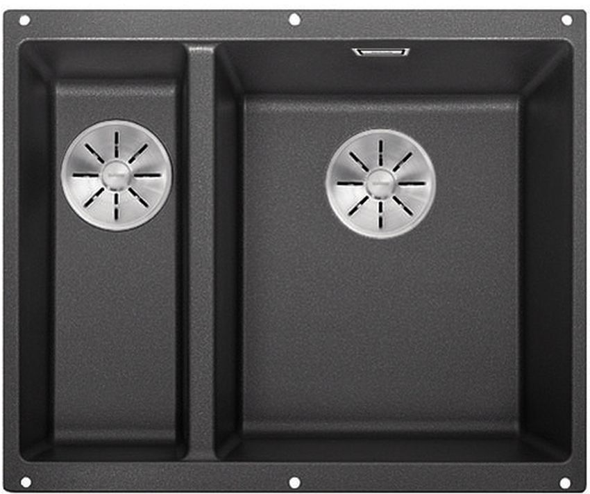 Blanco Subline 340/160-U zlewozmywak granitowy 52,5x40 cm antracyt 523558