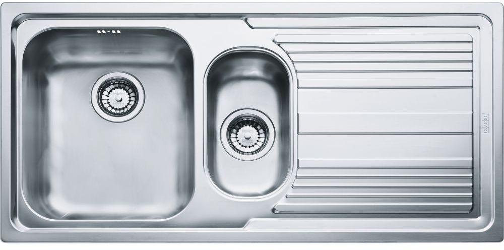 Franke Logica LLL 651-100 zlewozmywak stalowy 100x50 cm stal 101.0086.252