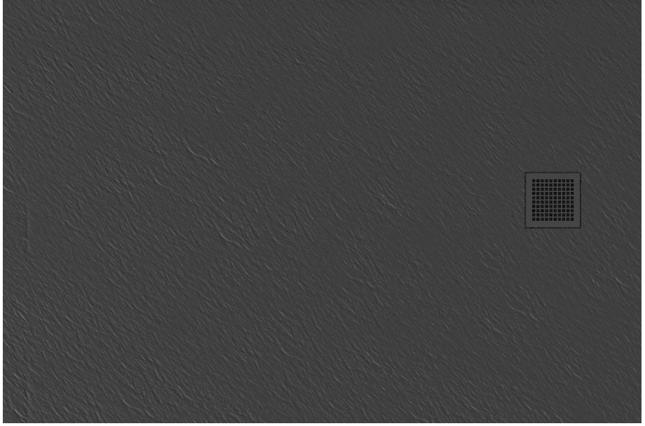 New Trendy Mori brodzik 120x90 cm prostokątny szary B-0399