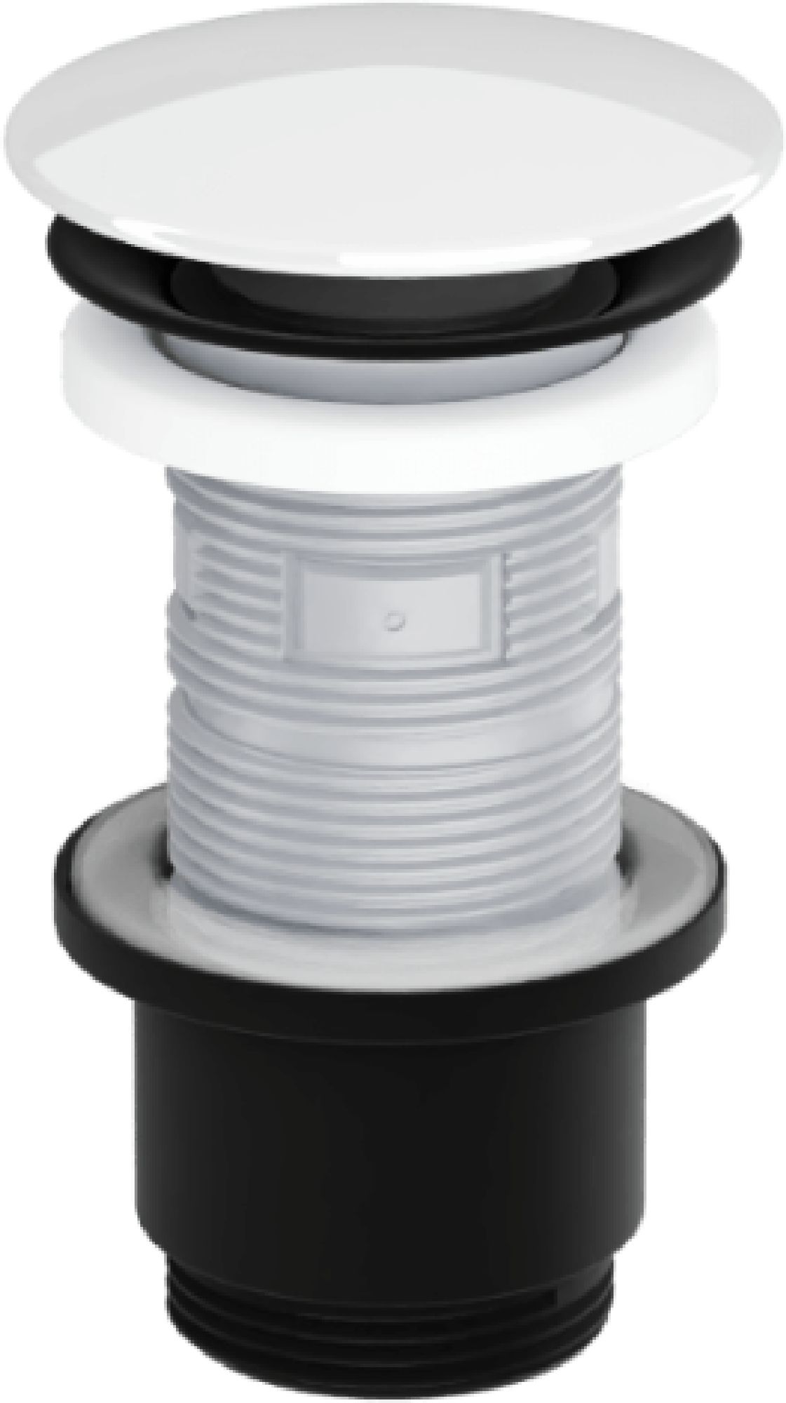 Excellent Design korek do umywalki czarny mat/biały połysk ARIN.1485.K.01.WHBL - Wysyłka w 24h