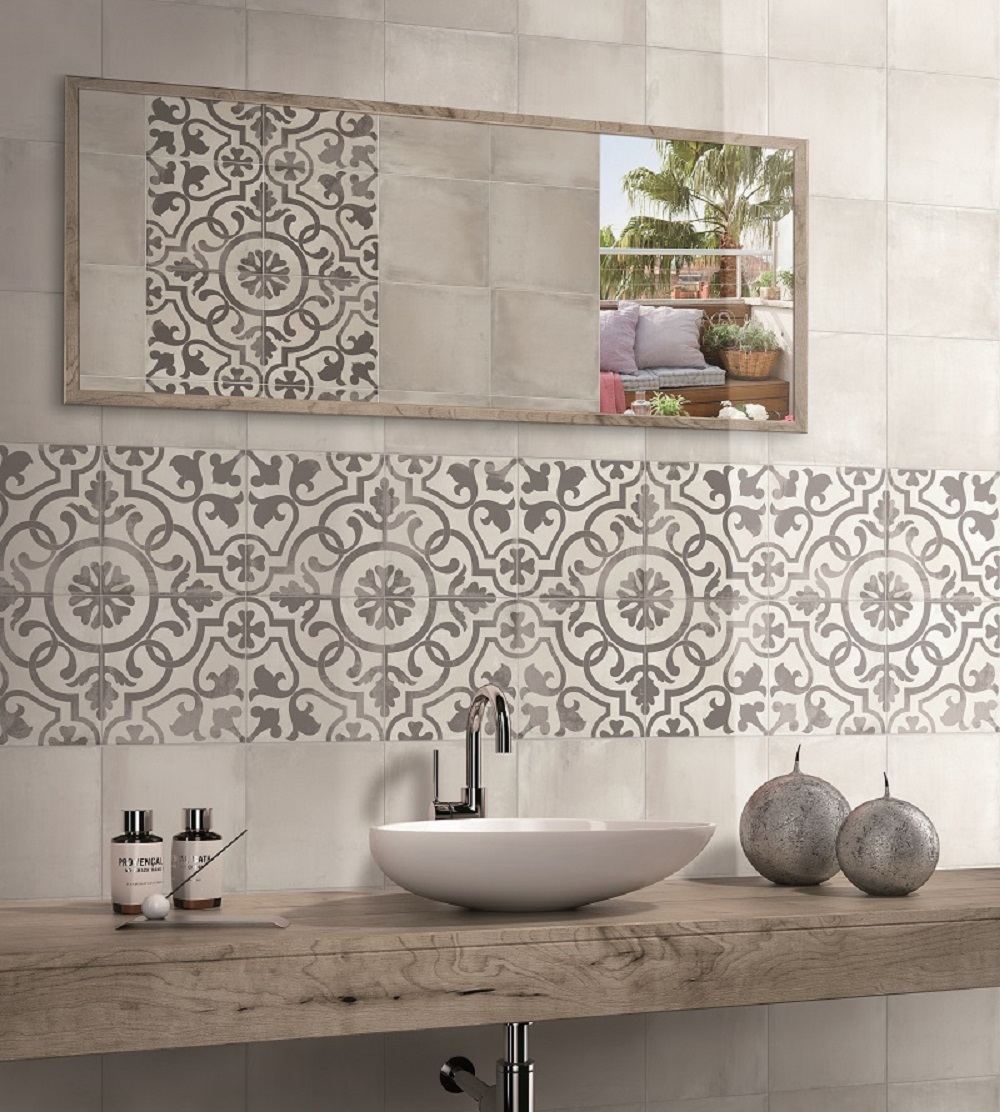 Monopole Avenue Decor Black Linked dekor ścienno-podłogowy 18,7x18,7 cm