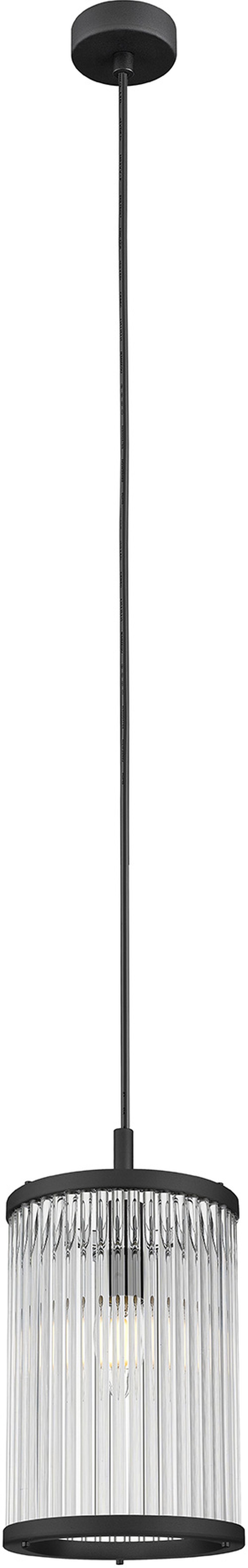 Zuma Line Sergio lampa wisząca 1x60 W czarny mat P0528-01F-P7AC