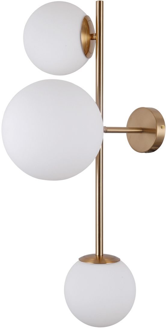 Italux Vailante kinkiet 3x5 W mosiądz WL-31221-3-HBR