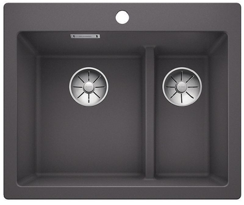 Blanco Pleon 6 Split zlewozmywak 61,5x51 cm z Silgranit PuraDur szarość skały 521690