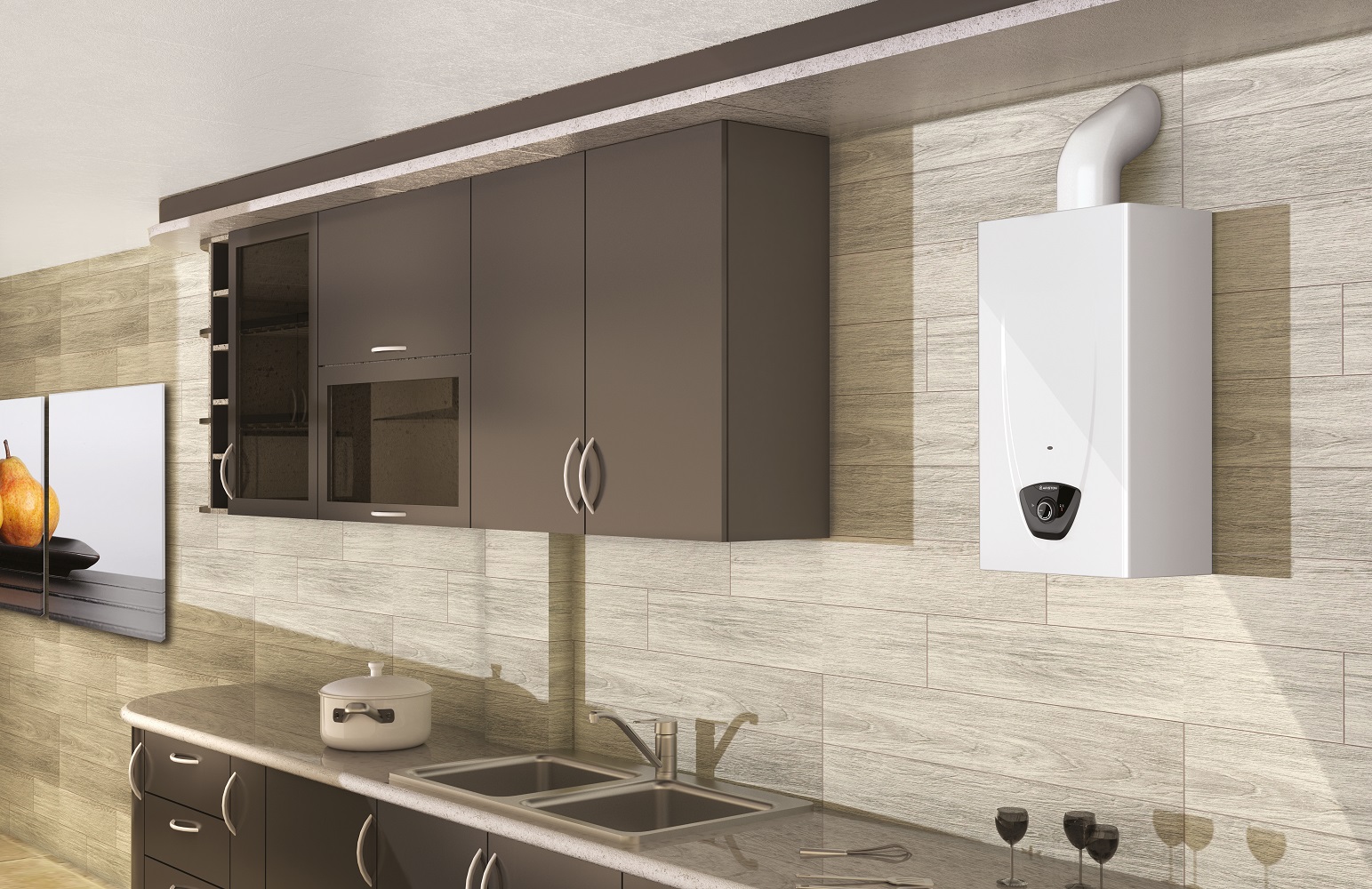 Ariston Fast EVO X 11 NG podgrzewacz przepływowy l 21,5 kW gazowy 3632519