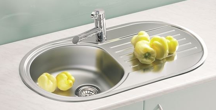 Alveus Form 40 zlewozmywak stalowy 83x44 cm 1-komorowy satyna 1060001 - Wysyłka w 24h