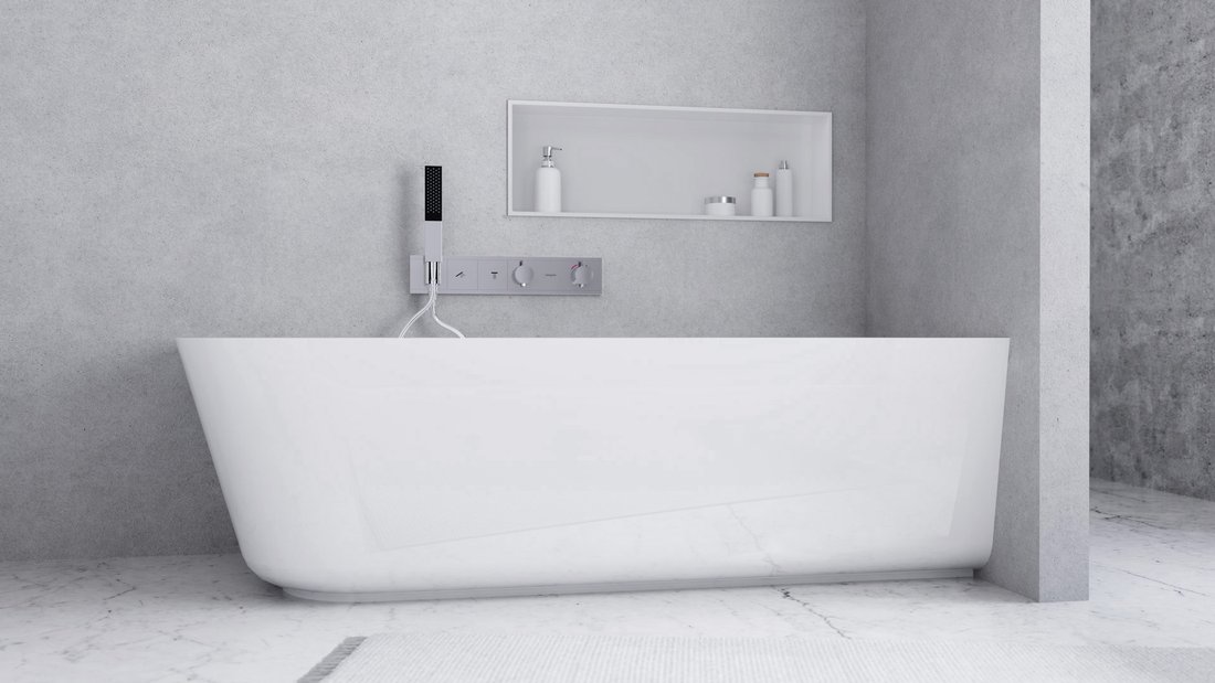 Polysan Sussi wanna wolnostojąca 149,5x70,5 cm owalna biała 93231R