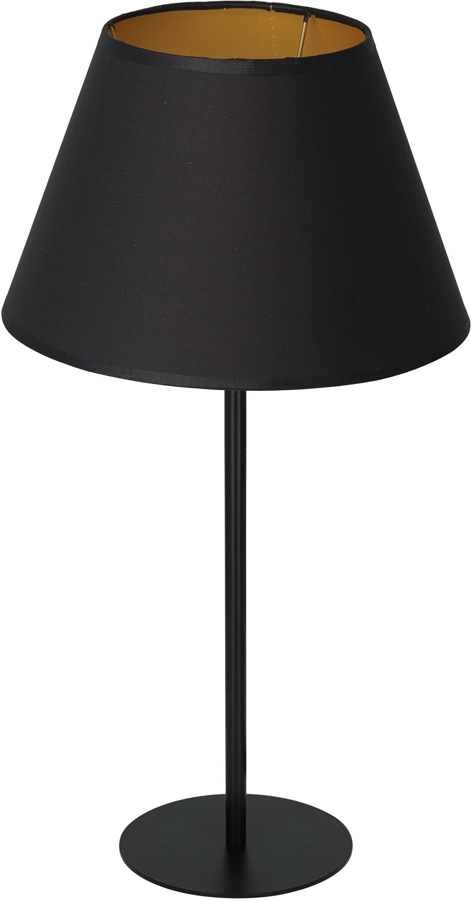 Luminex Arden lampa stołowa 1x60W czarny/złoty 3503