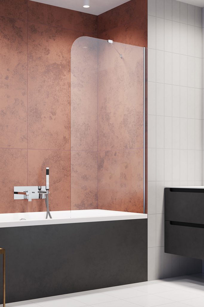 Radaway Torrenta PNJ parawan nawannowy 80 cm prawy chrom/szkło przezroczyste 1201101-101R