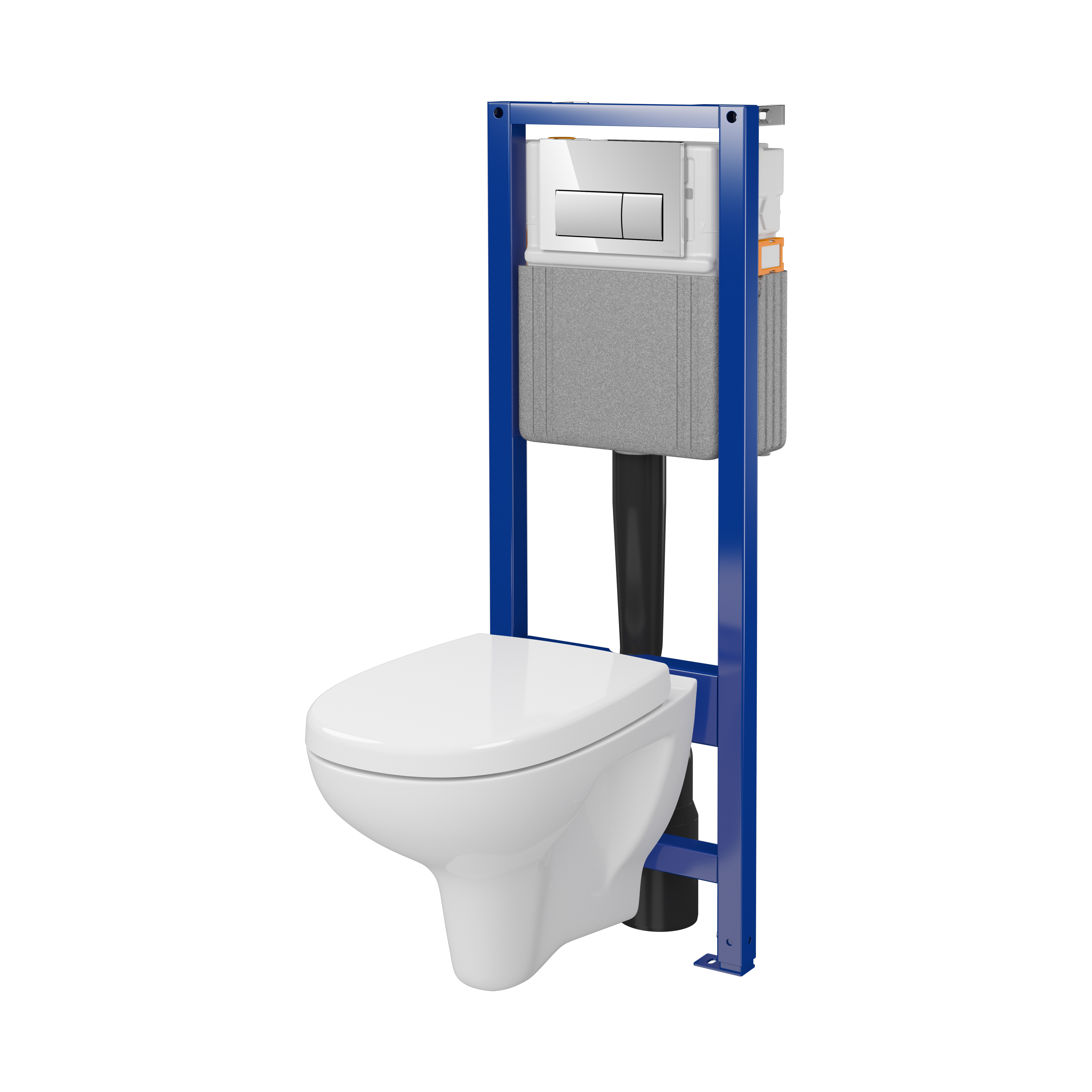 Cersanit Arteco zestaw stelaż z miską, deską i przyciskiem S701-787 - Wysyłka w 24h