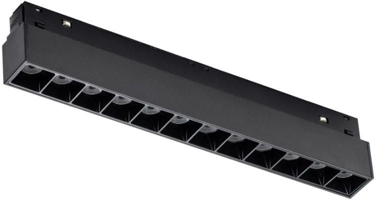 DPM M-Line lampa do szynoprzewodów 12x1 W czarny MTL-SPL-12W-B