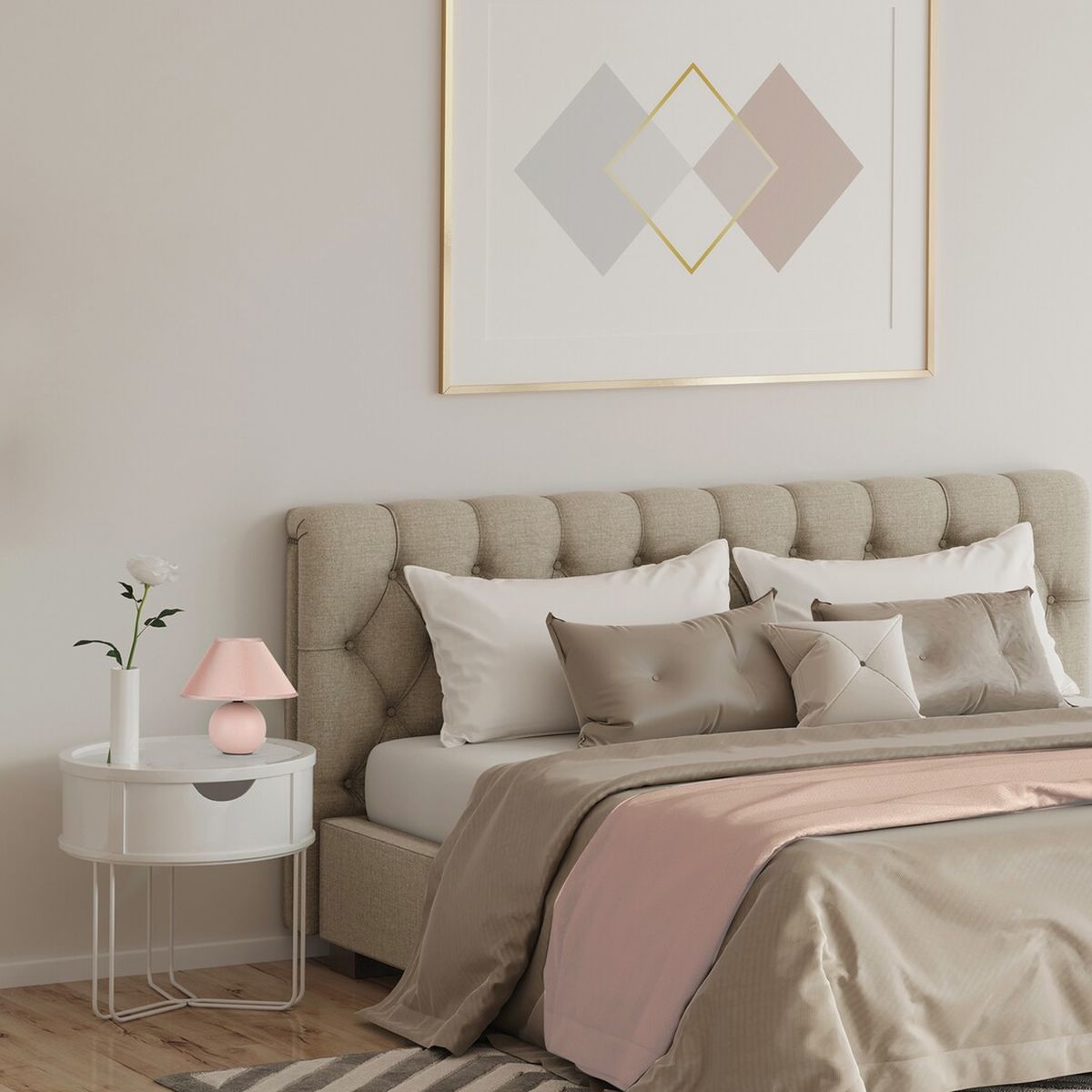 Rabalux Ariel lampa stołowa 1x40W różowa 2145