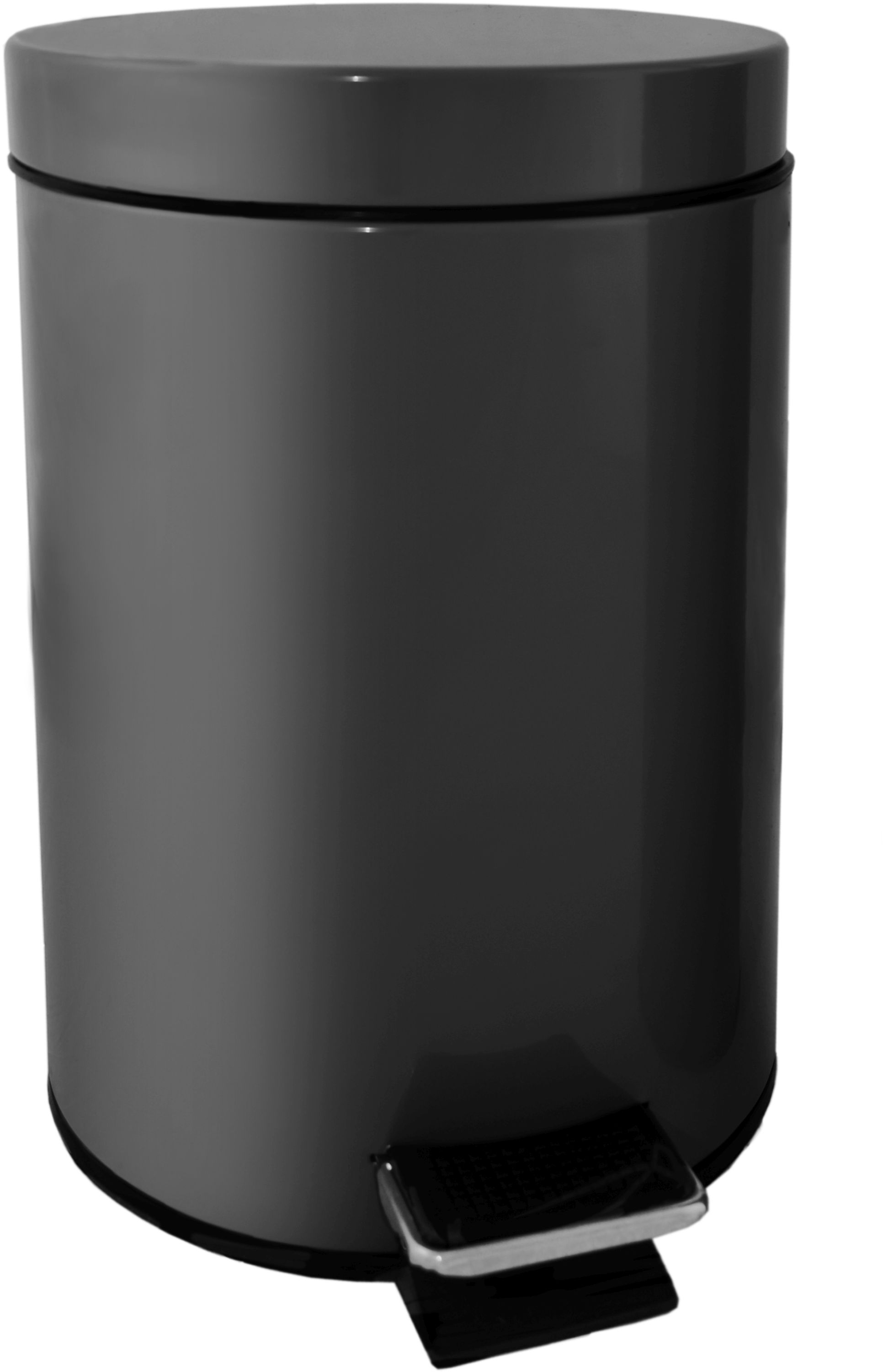 Sepio kosz na śmieci 3 l stalowy czarny satynowy 10KOSZ3LCZARN - Wysyłka w 24h