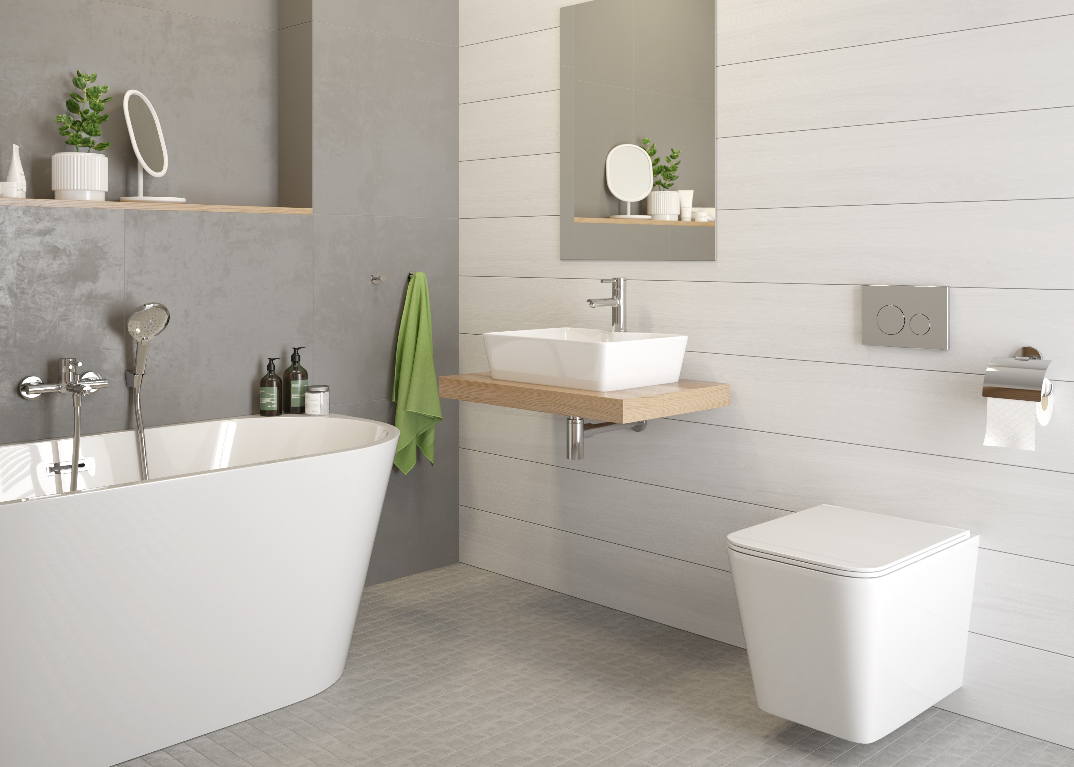 Hagser Alexa umywalka 48x37 cm nablatowa prostokątna biała HGR20000041 - Wysyłka w 24h