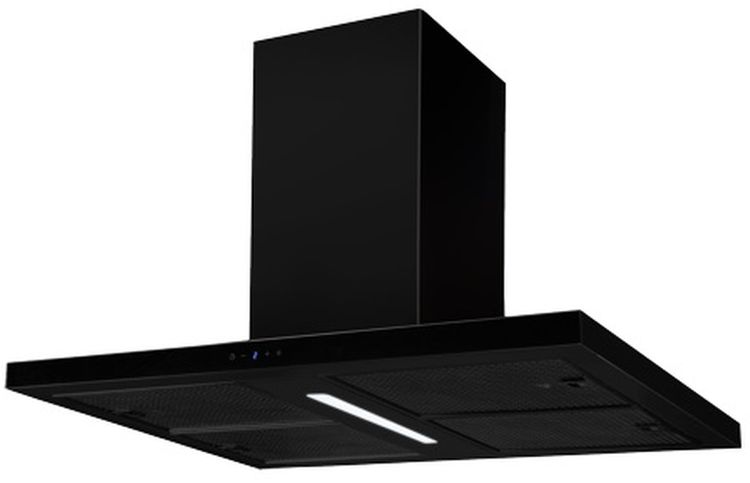 Berg Eniko okap kuchenny 90 cm wyspowy czarny ENIKO90