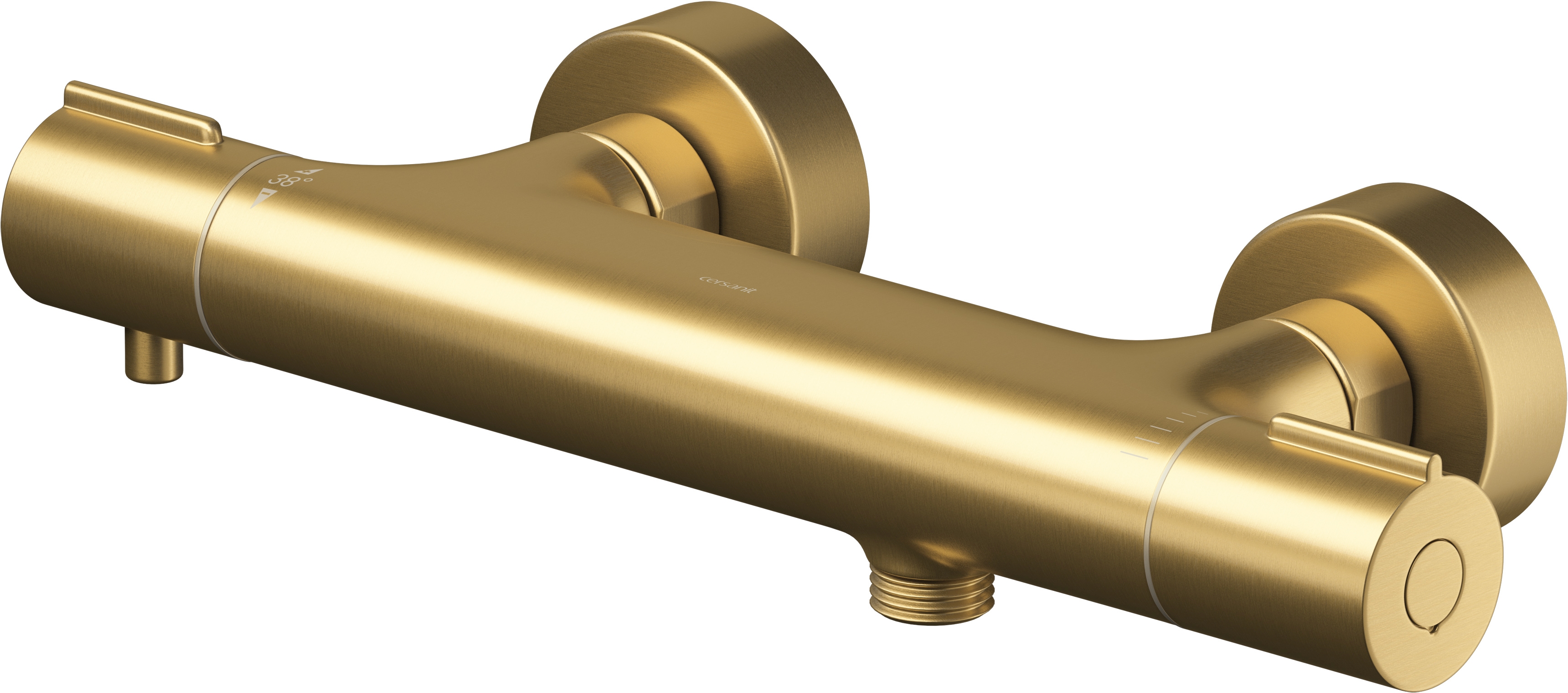 Cersanit Virgo bateria prysznicowa ścienna termostatyczna złota S951-867