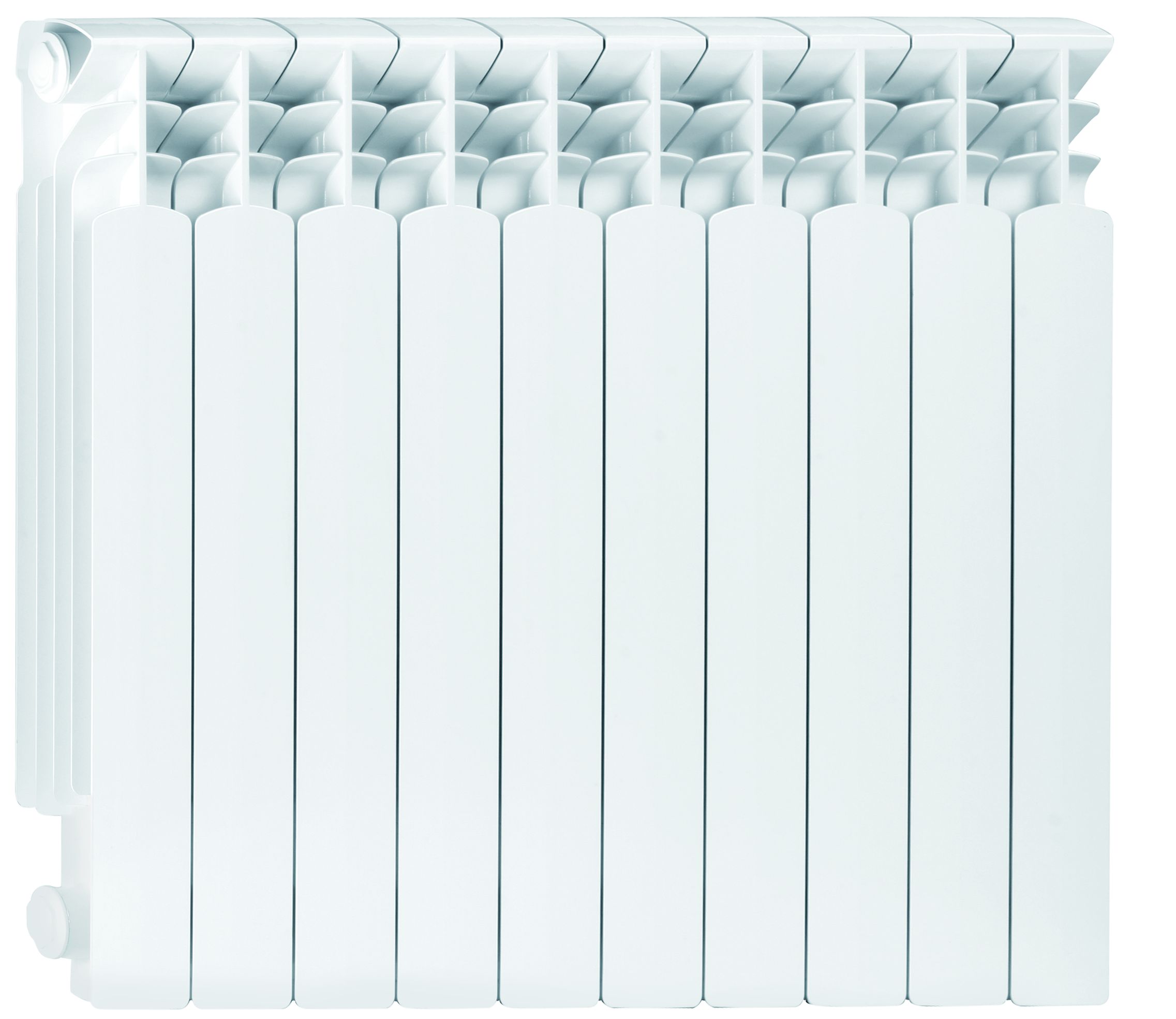 KFA Armatura G500F grzejnik pokojowy 57,2x80,5 cm podłączenie boczne biały 789-100-46