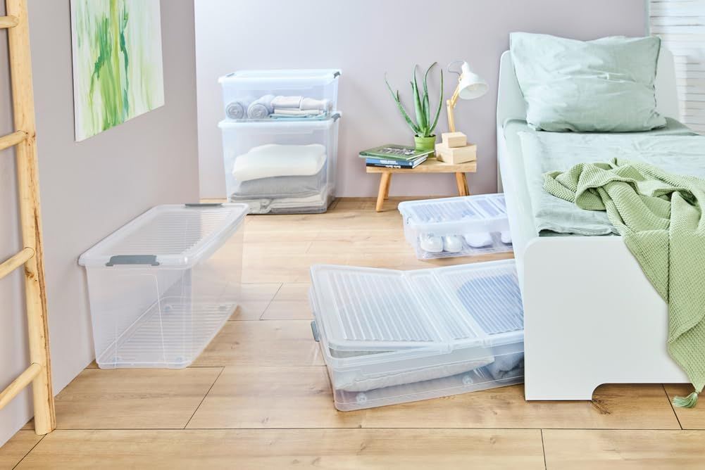 Keeeper Leo pojemnik do przechowywania 59x38x35,5 cm przezroczysty 1100300100000