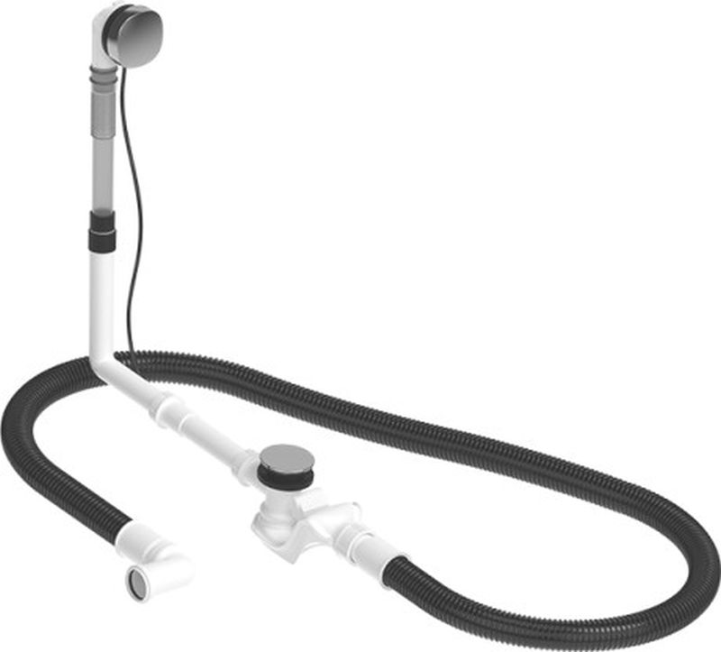 Duravit Quadroval zestaw przelewowo-odpływowy chrom 792208000001000 - Wysyłka w 24h