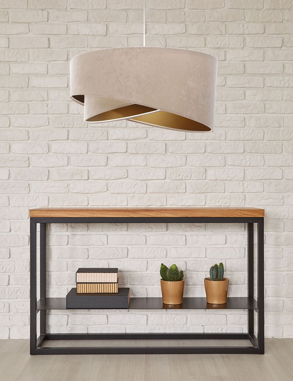 BPS Koncept Galaxy lampa wisząca 1x60 W złota-beżowa 060-029 - Wysyłka w 24h