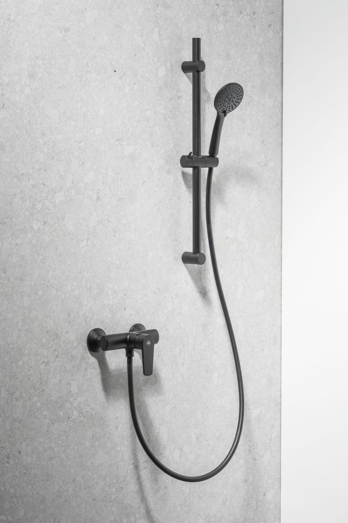 KFA Armatura Narva bateria prysznicowa ścienna czarny mat 5226-010-81 - Wysyłka w 24h